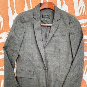 J Crew women’s gray wool blazer,  size 6